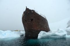 02E Zodiac With Abandoned Old Whaling Ship Gouvernoren In Foyn Harbour On Quark Expeditions Antarctica Cruise.jpg